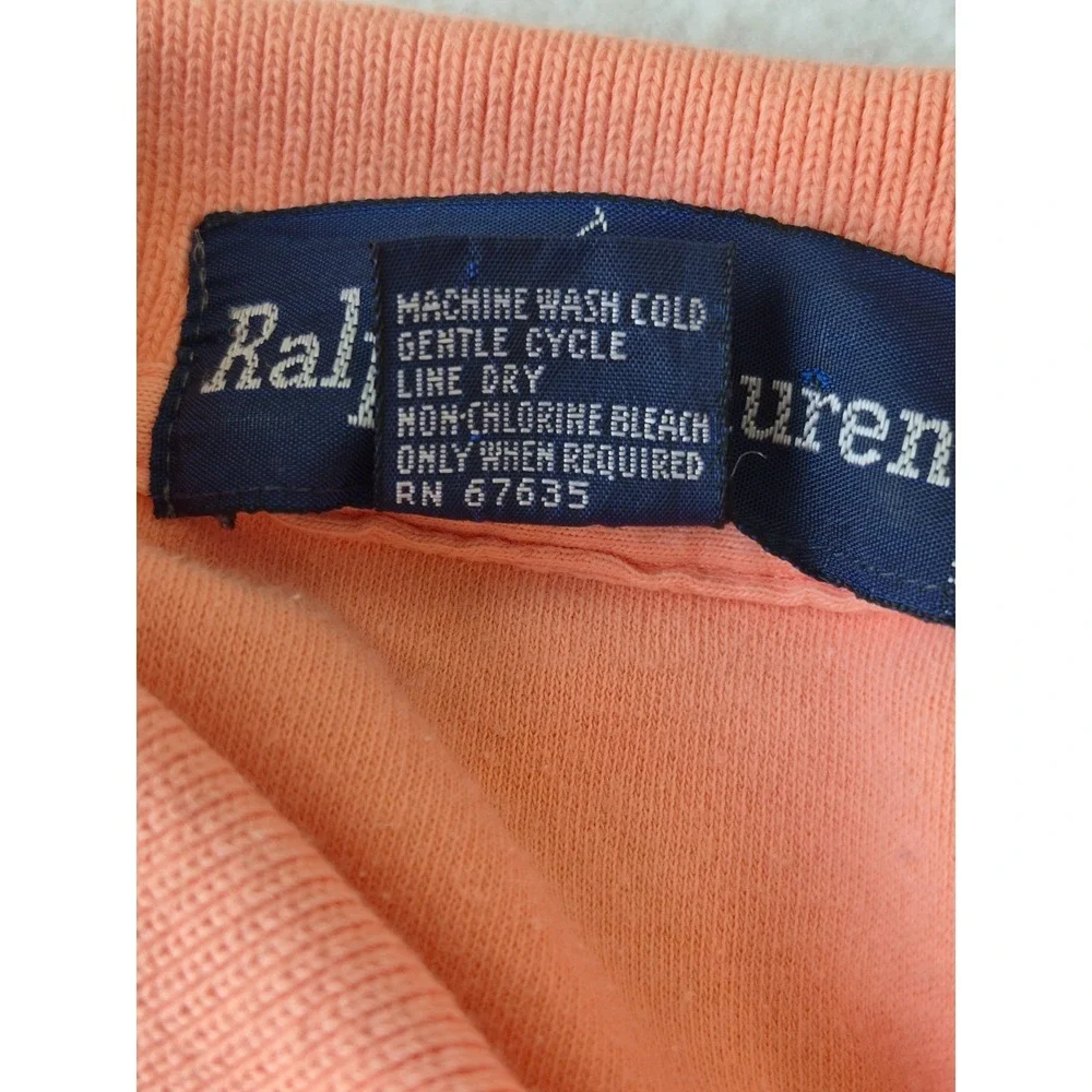 Polo Ralph Lauren Polo Shirt Mens M Pink Short Sleeve Pony Logo Cotton Classic‎